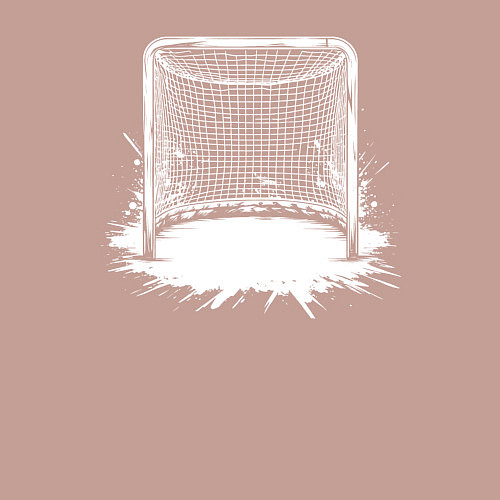 Мужской свитшот Хоккейная рамка / Пыльно-розовый – фото 3