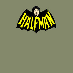 Свитшот хлопковый мужской Halfman Batman, цвет: авокадо — фото 2