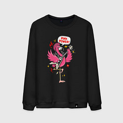 Мужской свитшот Панк-рок фламинго