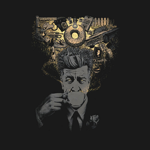 Мужской свитшот Кофе Линча / Черный – фото 3