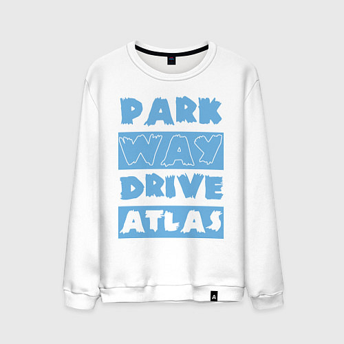 Мужской свитшот Park Way Drive Atlas / Белый – фото 1