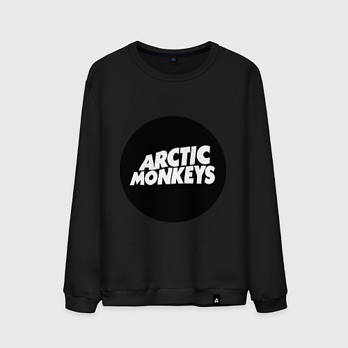 Мужской свитшот Arctic Monkeys Round / Черный – фото 1
