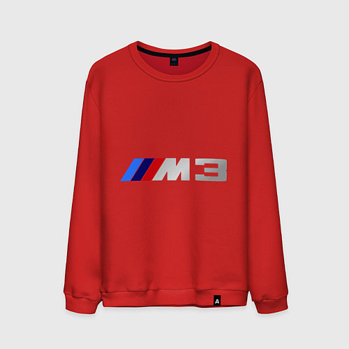 Мужской свитшот BMW M3 Driving / Красный – фото 1