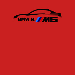 Свитшот хлопковый мужской BMW M5, цвет: красный — фото 2