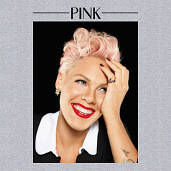 Свитшот хлопковый мужской Pink: portrait, цвет: меланж — фото 2