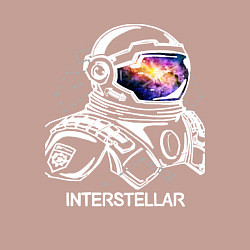 Свитшот хлопковый мужской Interstellar Spaceman, цвет: пыльно-розовый — фото 2