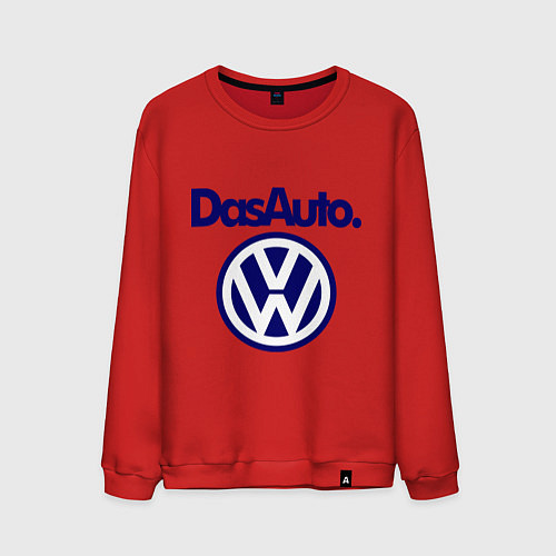 Мужской свитшот Volkswagen Das Auto / Красный – фото 1