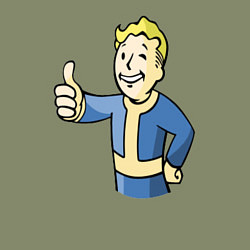 Свитшот хлопковый мужской Fallout vault boy, цвет: авокадо — фото 2