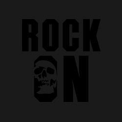 Свитшот хлопковый мужской Rock on, цвет: черный — фото 2