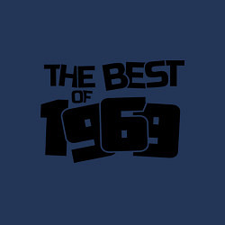 Свитшот хлопковый мужской The best of 1969, цвет: тёмно-синий — фото 2