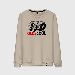 Свитшот хлопковый мужской Oldscool USSR, цвет: миндальный