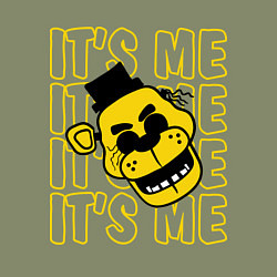 Свитшот хлопковый мужской It's me Freddy, цвет: авокадо — фото 2