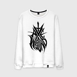 Свитшот хлопковый мужской Axewound, цвет: белый