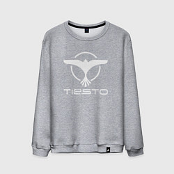Свитшот хлопковый мужской Tiesto, цвет: меланж