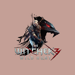 Свитшот хлопковый мужской The Witcher 3, цвет: пыльно-розовый — фото 2