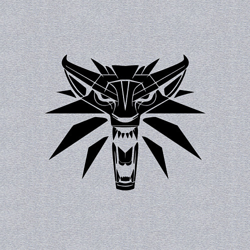 Мужской свитшот The Witcher 3 / Меланж – фото 3