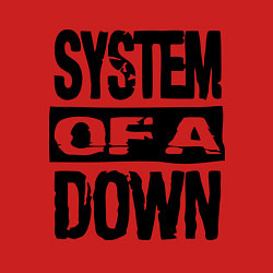 Свитшот хлопковый мужской System Of A Down, цвет: красный — фото 2