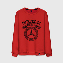 Свитшот хлопковый мужской Mercedes Benz, цвет: красный