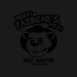 Свитшот хлопковый мужской Freddy Fazbear's Pizza, цвет: черный — фото 2