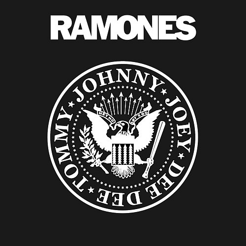 Мужской свитшот Ramones / Черный – фото 3
