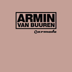 Свитшот хлопковый мужской Armin van Buuren, цвет: пыльно-розовый — фото 2