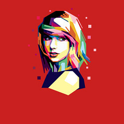 Свитшот хлопковый мужской Taylor Swift Art, цвет: красный — фото 2