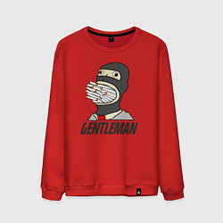 Свитшот хлопковый мужской Gentleman, цвет: красный