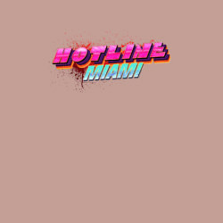 Свитшот хлопковый мужской Hotline Miami 2, цвет: пыльно-розовый — фото 2