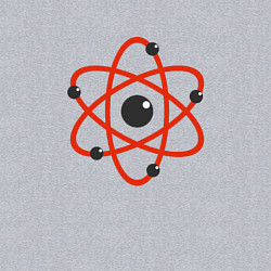 Свитшот хлопковый мужской Atomic Heart: Nuclear, цвет: меланж — фото 2