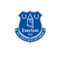 Свитшот хлопковый мужской Эвертон logo - nil satis nisi optimum, цвет: белый — фото 2