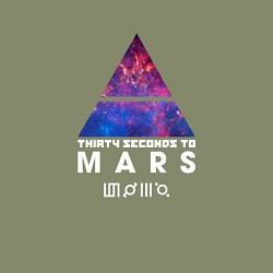 Свитшот хлопковый мужской 30 STM: cosmos, цвет: авокадо — фото 2