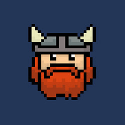 Свитшот хлопковый мужской Викинг, цвет: тёмно-синий — фото 2