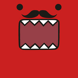 Свитшот хлопковый мужской Domo Kun Moustache, цвет: красный — фото 2