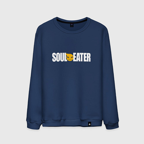 Мужской свитшот Soul Eater: White / Тёмно-синий – фото 1