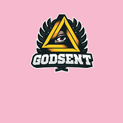 Свитшот хлопковый мужской Godsent, цвет: светло-розовый — фото 2