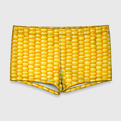 Мужские плавки Сладкая вареная кукуруза, цвет: 3D-принт