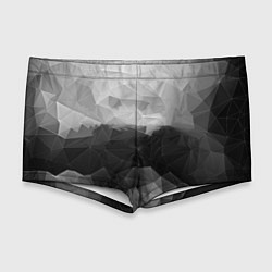Мужские плавки Polygon gray, цвет: 3D-принт