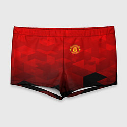 Мужские плавки FC Man UTD: Red Poly, цвет: 3D-принт