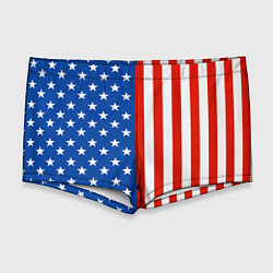 Мужские плавки American Patriot, цвет: 3D-принт