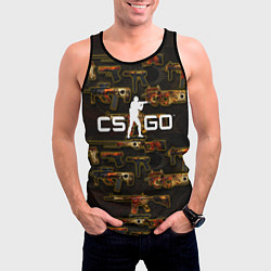 Майка-безрукавка мужская Counter-Strike Global Offensive, цвет: 3D-черный — фото 2