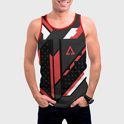 Майка-безрукавка мужская CS:GO Cyrex Pattern, цвет: 3D-красный — фото 2