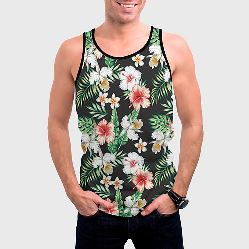 Мужская майка без рукавов Фэшн 4 / 3D-Черный – фото 3