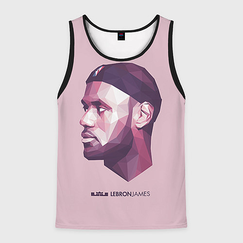 Мужская майка без рукавов LeBron James: Poly Violet / 3D-Черный – фото 1