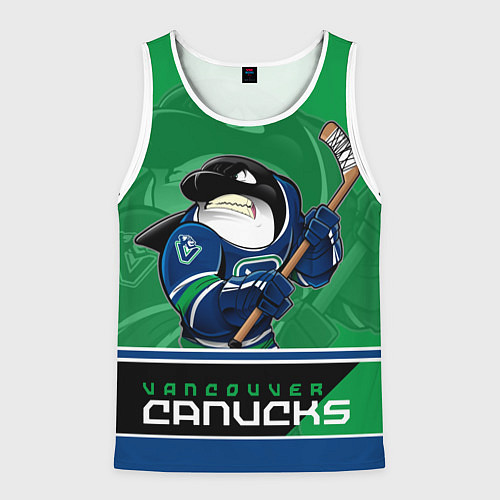 Мужская майка без рукавов Vancouver Canucks / 3D-Белый – фото 1