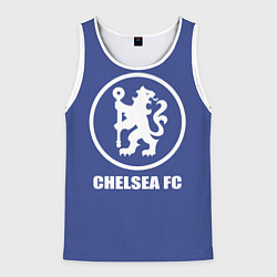 Майка-безрукавка мужская Chelsea FC, цвет: 3D-белый