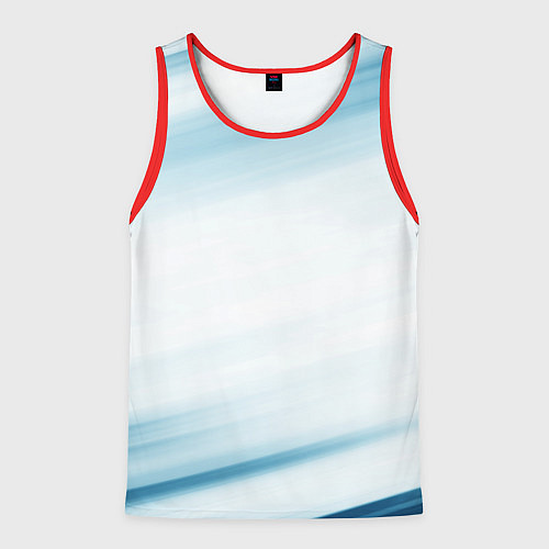 Мужская майка без рукавов Абстракция / 3D-Красный – фото 1
