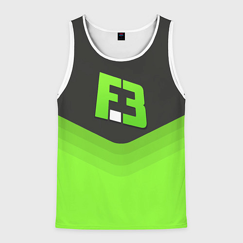 Мужская майка без рукавов FlipSid3 Uniform / 3D-Белый – фото 1