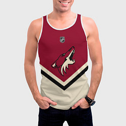 Майка-безрукавка мужская NHL: Arizona Coyotes, цвет: 3D-белый — фото 2