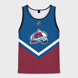 Майка-безрукавка мужская NHL: Colorado Avalanche, цвет: 3D-черный