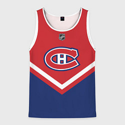 Майка-безрукавка мужская NHL: Montreal Canadiens, цвет: 3D-белый